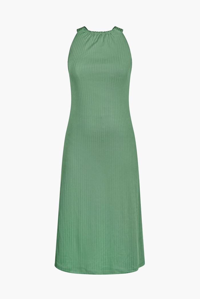 Halter Neck Dress with Criss-Cross Back