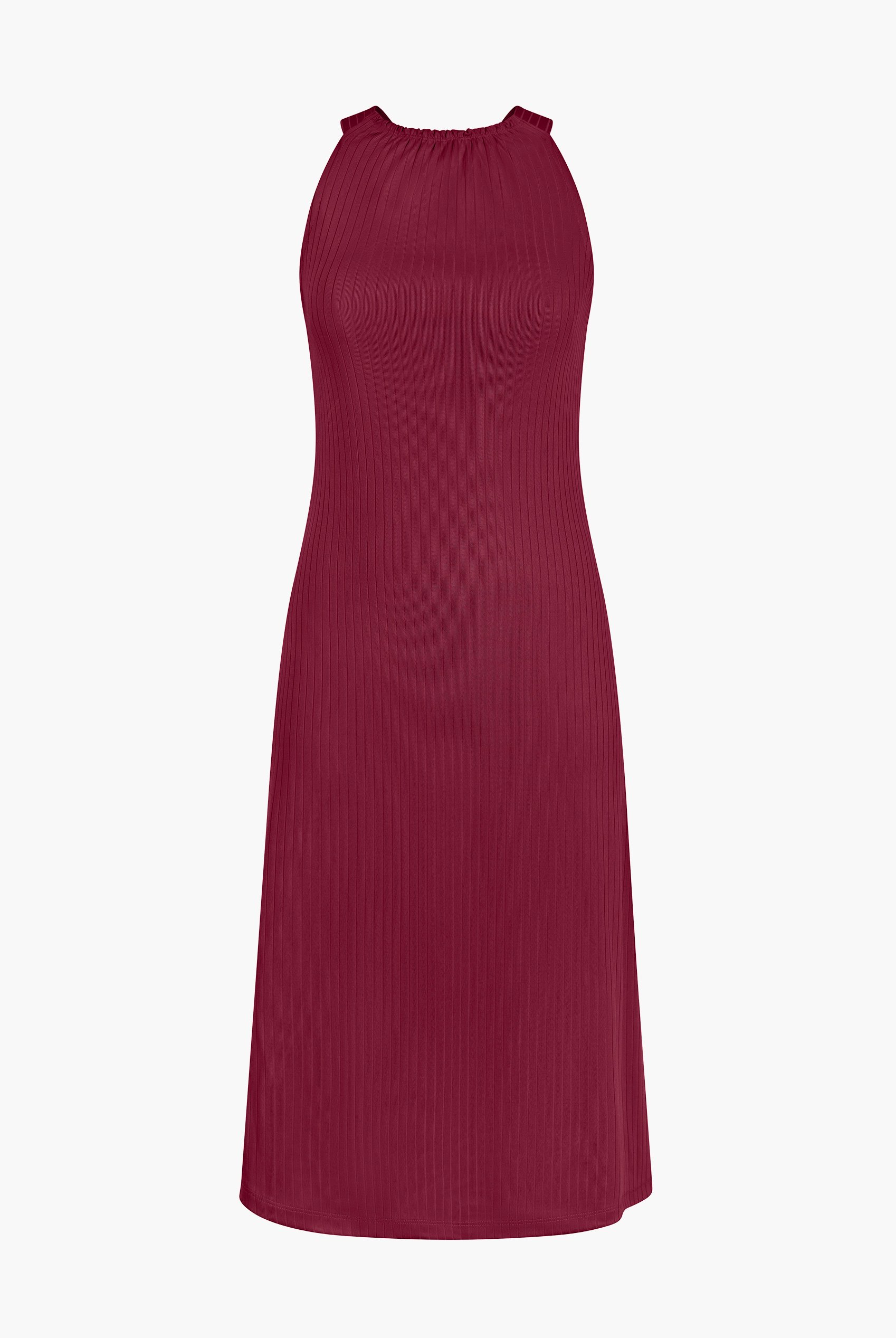 Halter Neck Dress with Criss-Cross Back