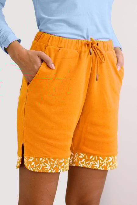 Womens Red Bermuda Shorts