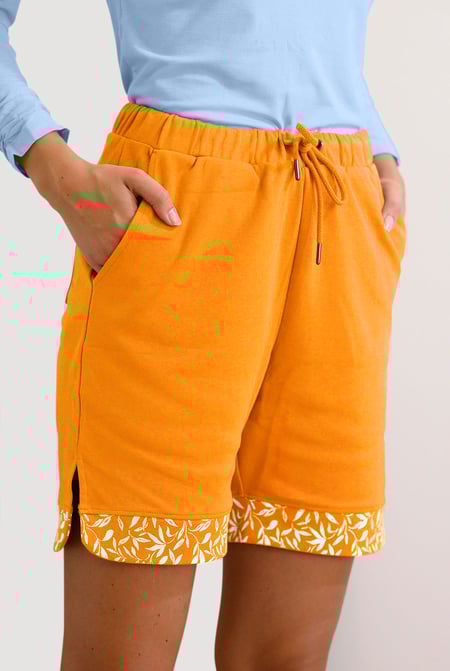 Womens Red Bermuda Shorts