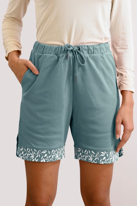 Womens Red Bermuda Shorts