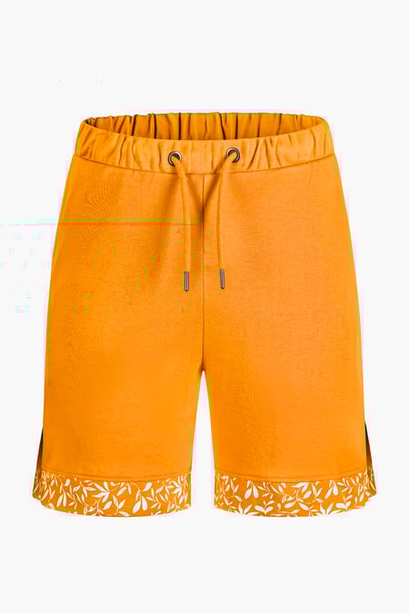 Womens Orange Bermuda Shorts
