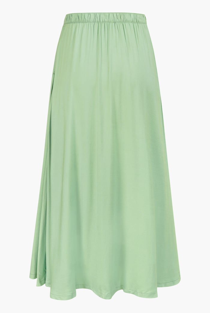 A-Line Maxi Skirt with Front Slit