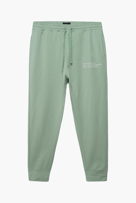 Green Straight Leg Joggers