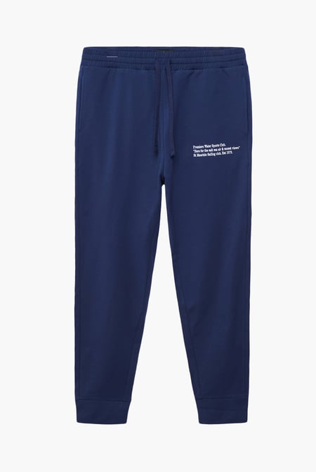 Navy Straight Leg Joggers