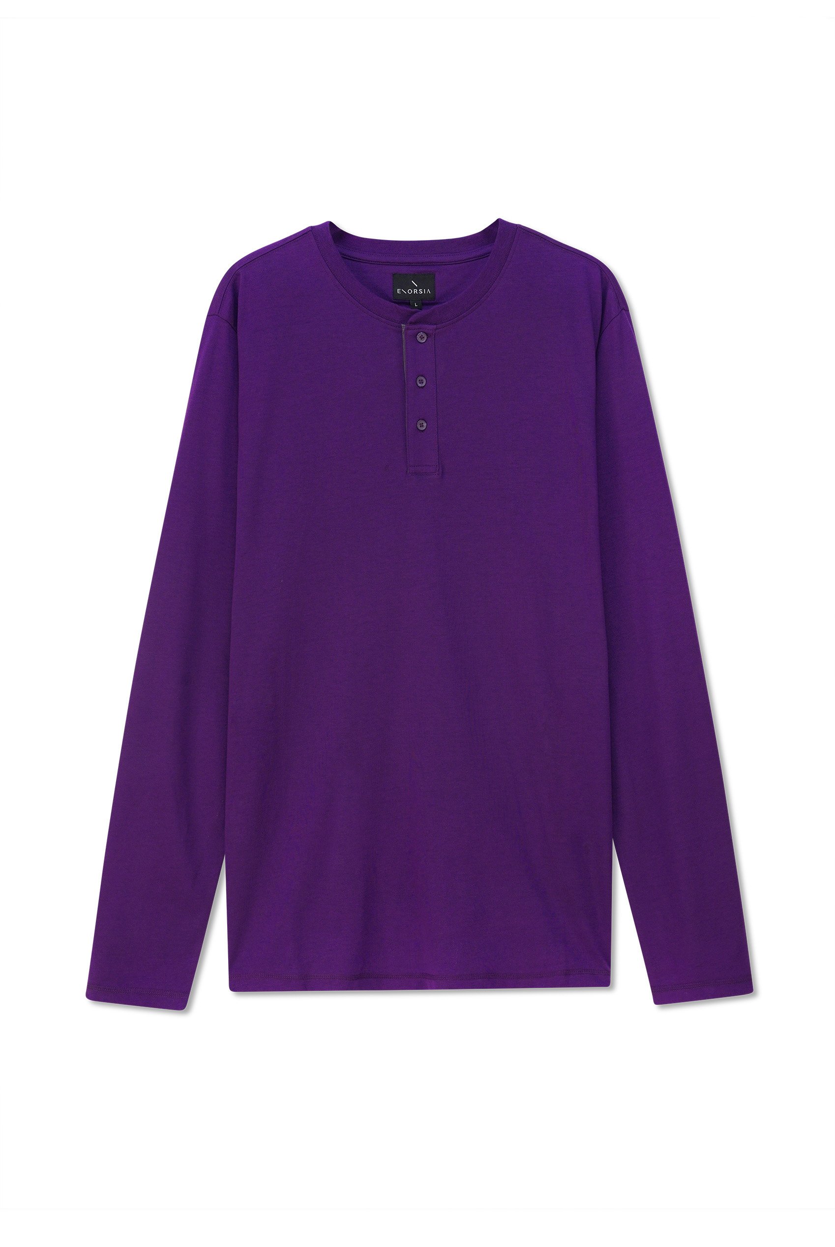Men's Crew Neck Henley T-Shirt