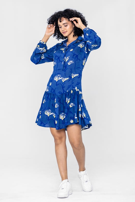 Floral Shirt Dress