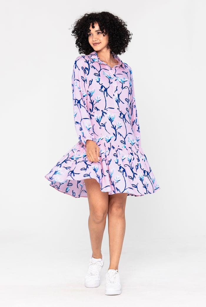Floral Shirt Dress