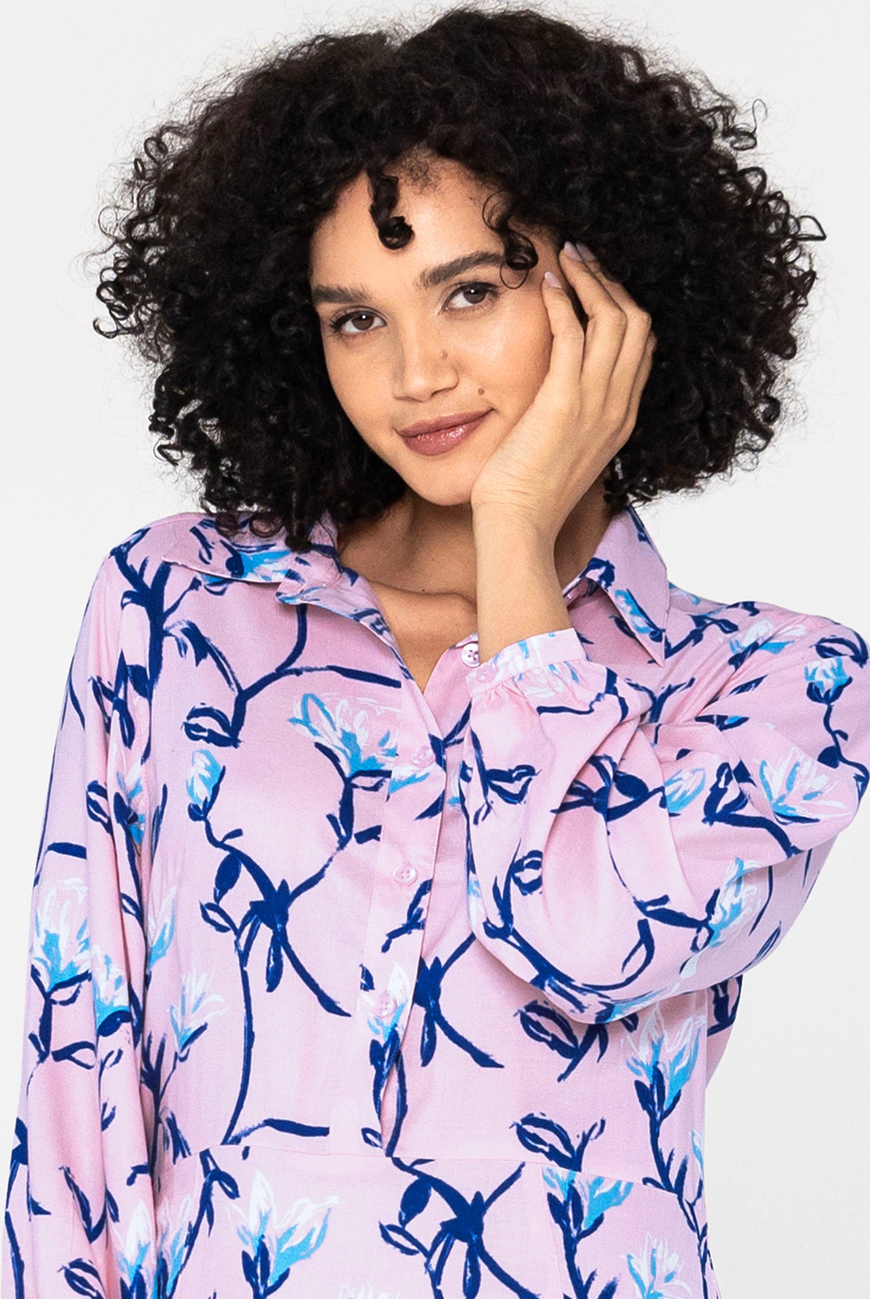 Floral Shirt Dress