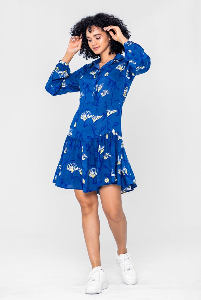 Floral Shirt Dress