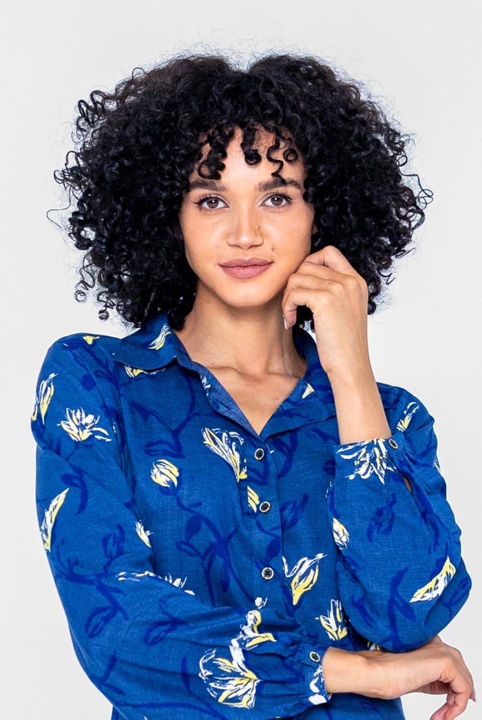 Floral Shirt Dress