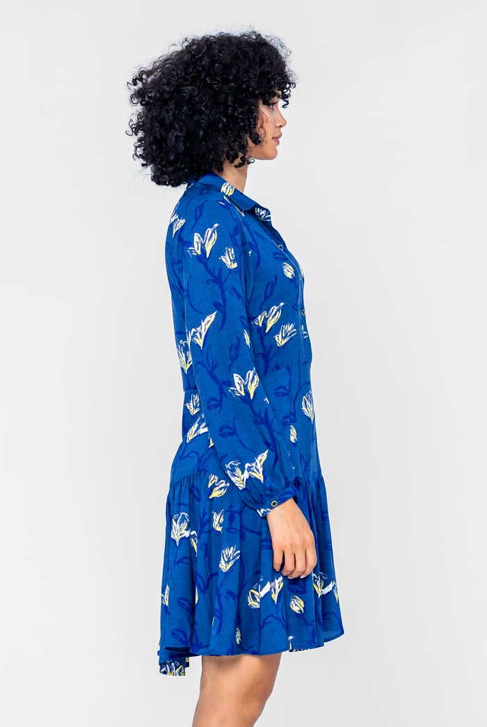 Floral Shirt Dress