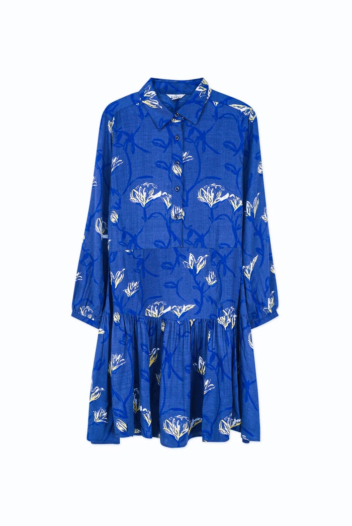 Floral Shirt Dress