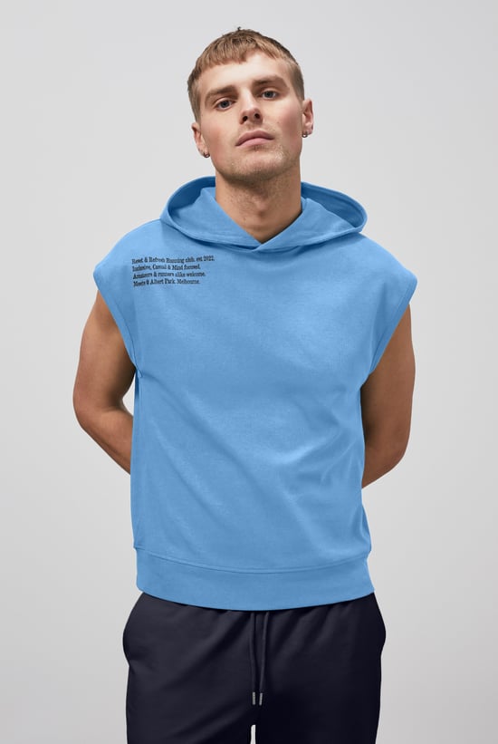 Contrast Printed Hoodie