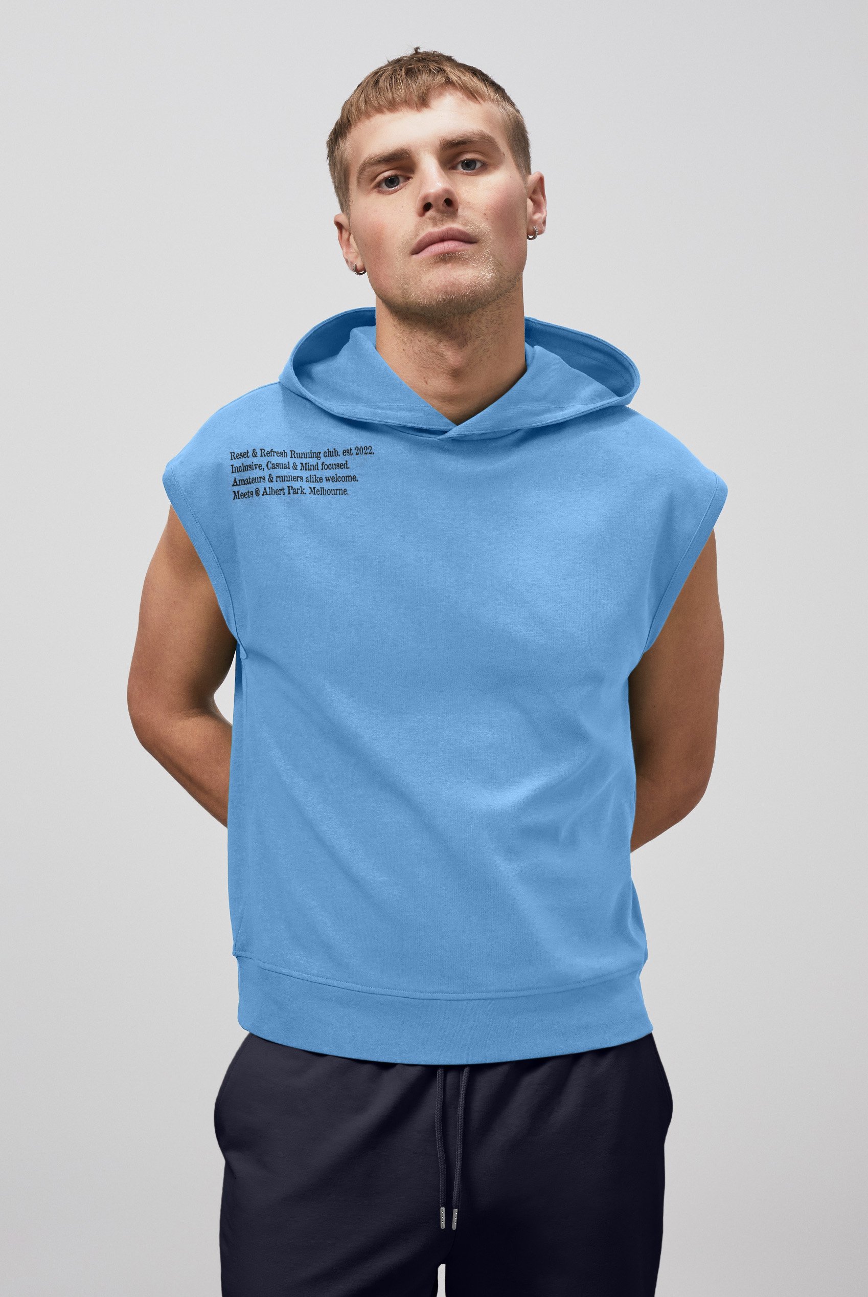 Contrast Printed Hoodie