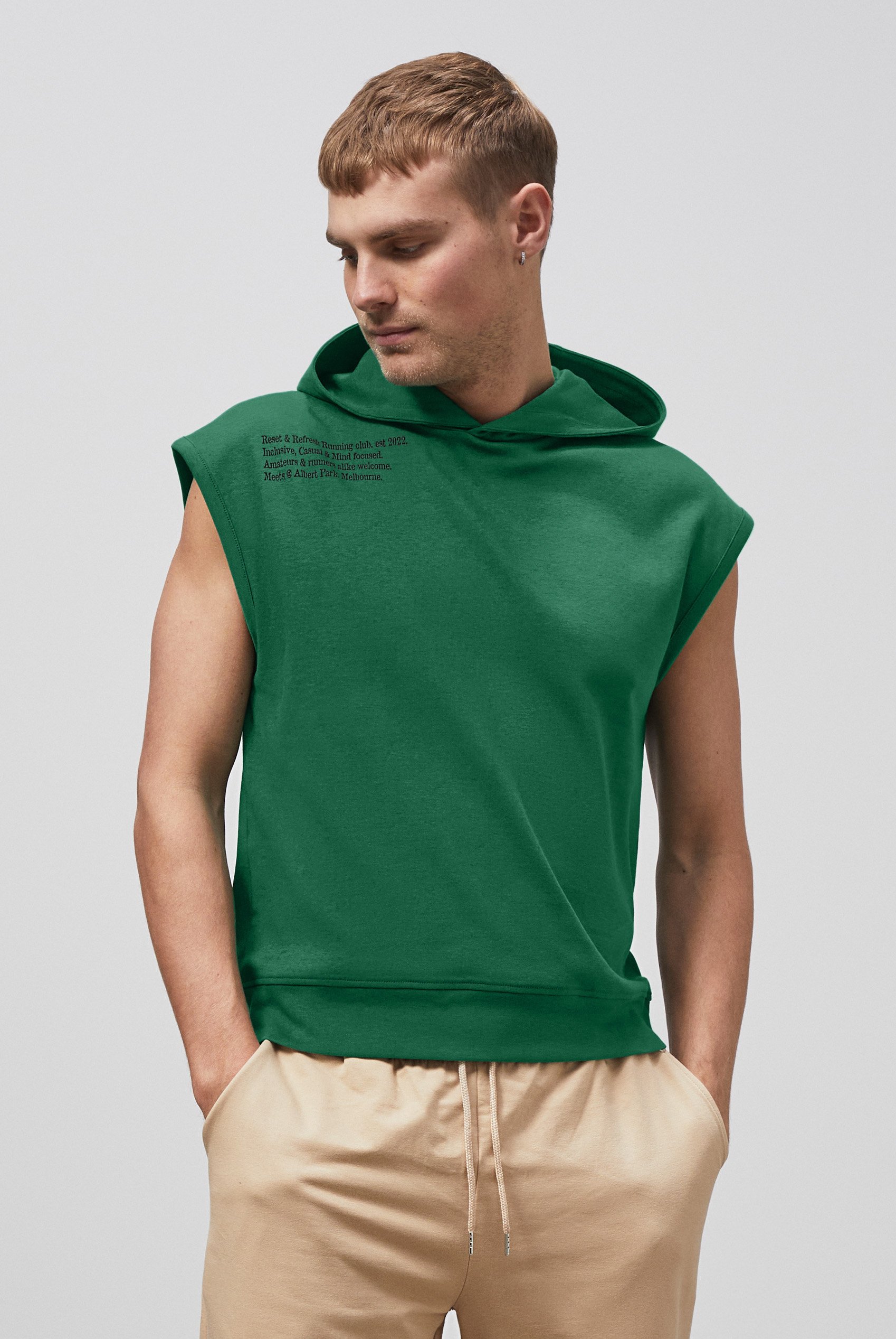 Contrast Printed Hoodie