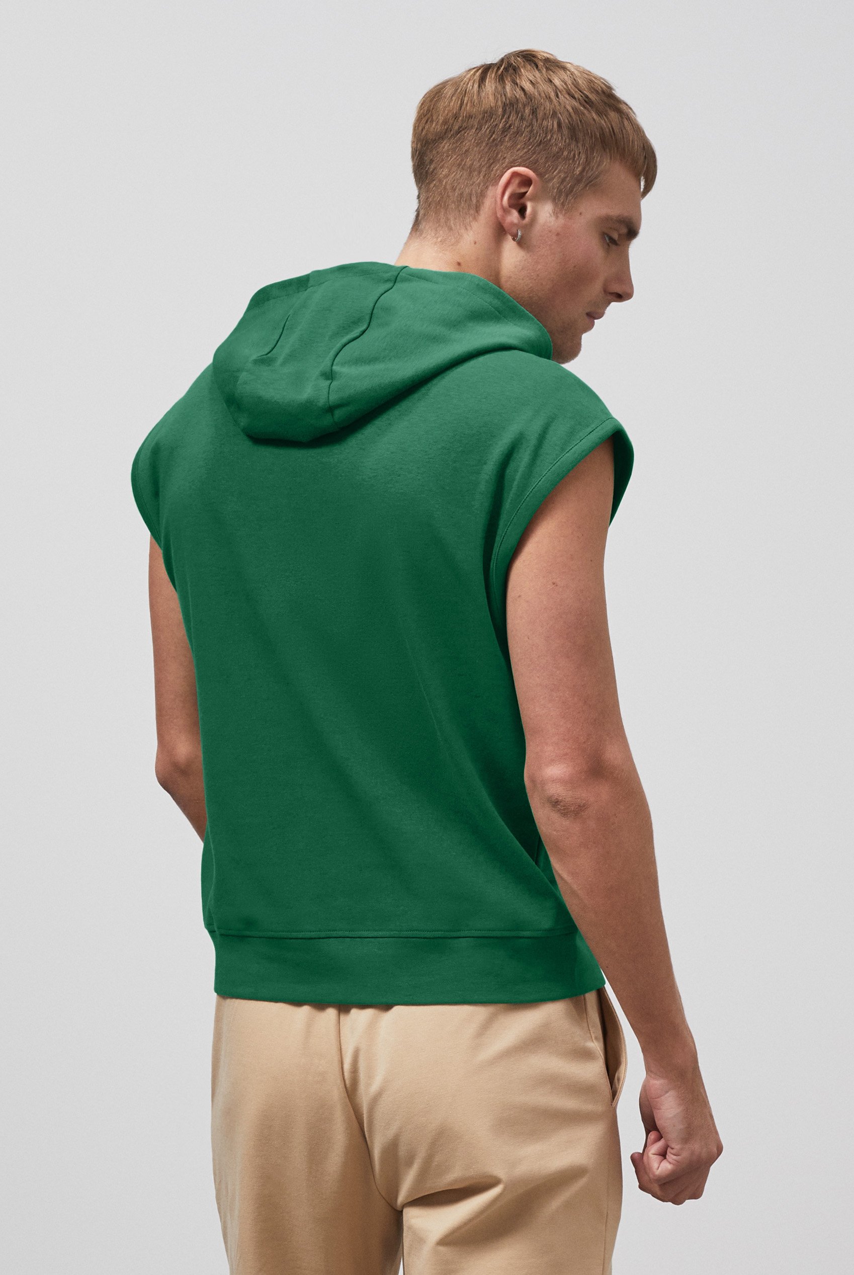 Contrast Printed Hoodie