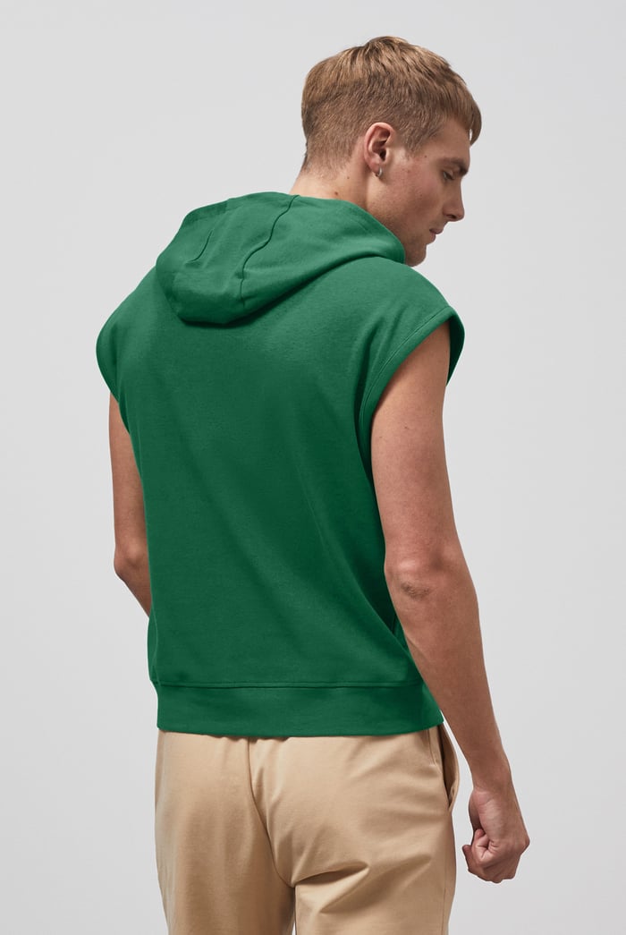 Contrast Printed Hoodie