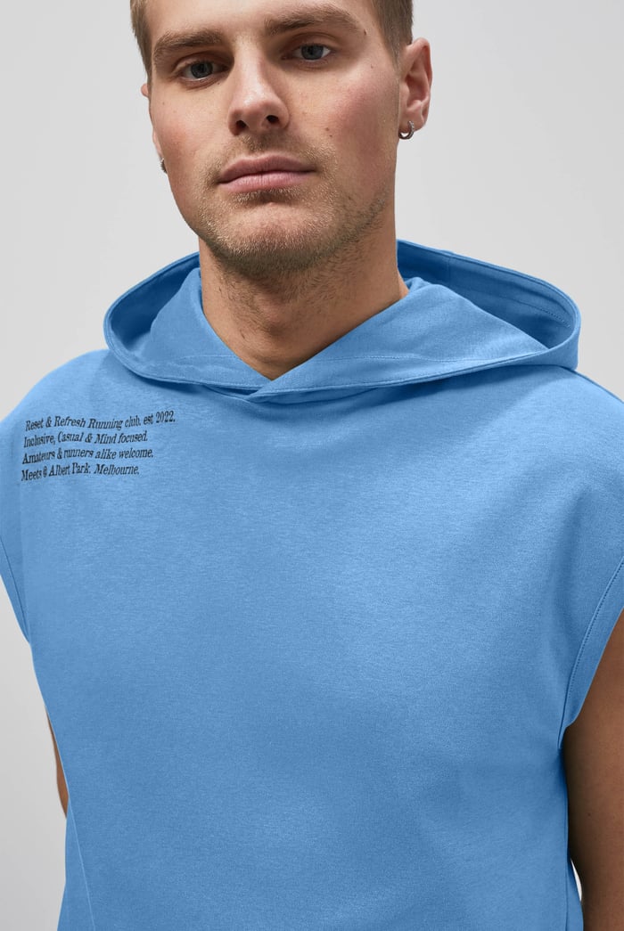 Contrast Printed Hoodie