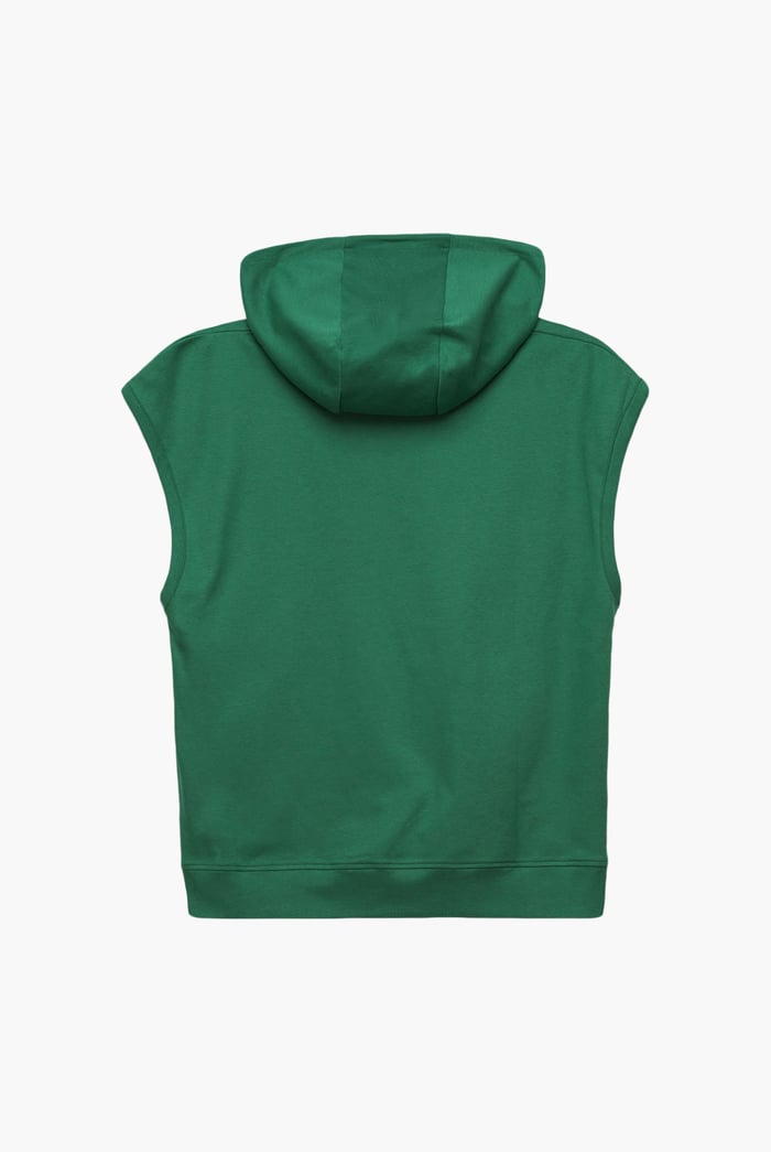 Contrast Printed Hoodie