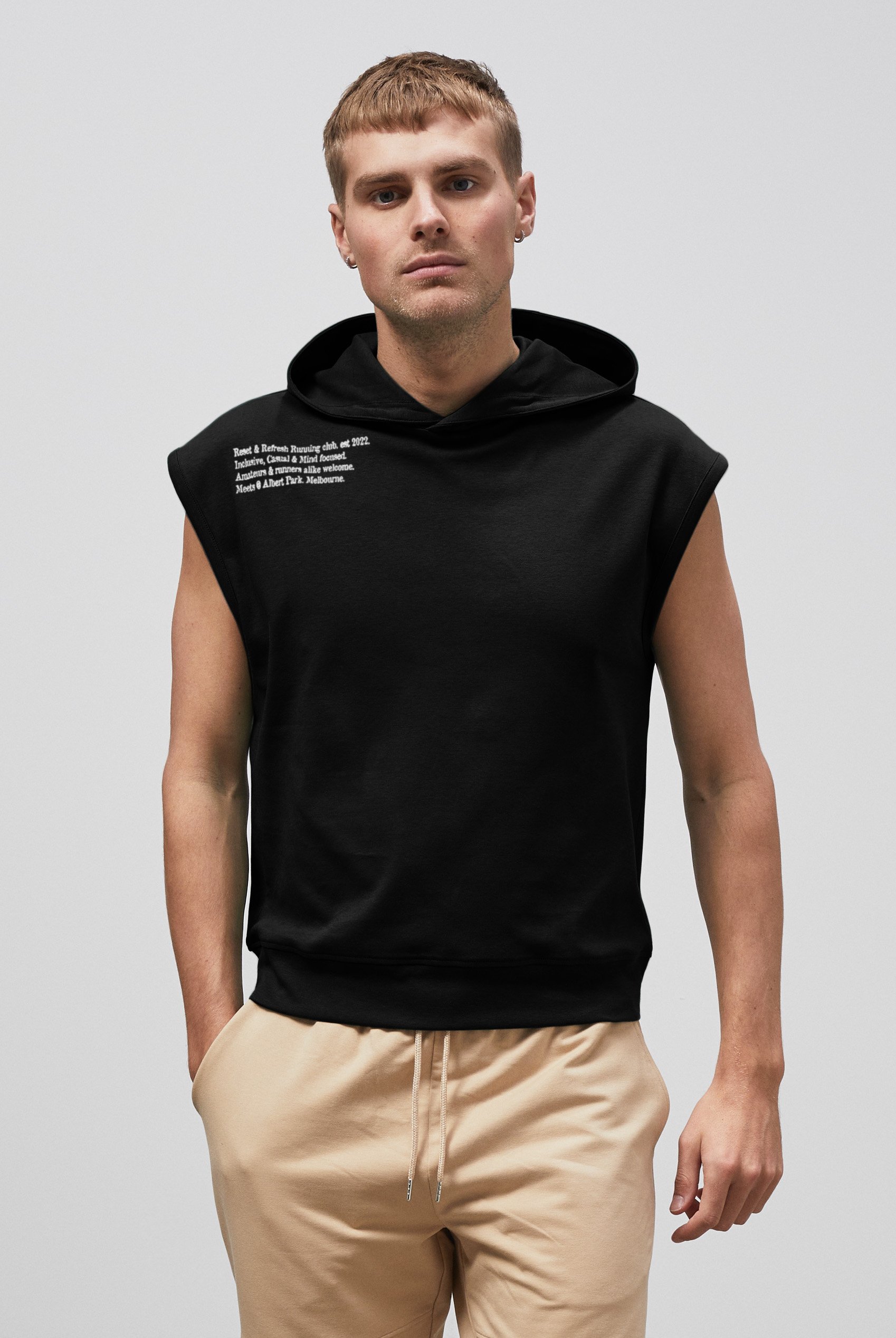 Contrast Printed Hoodie