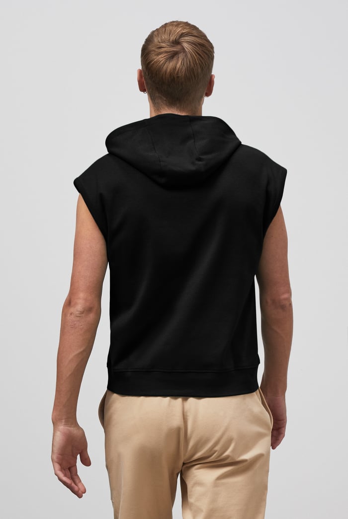 Contrast Printed Hoodie