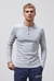 Button Detail Half Placket Long Sleeve T-shirt