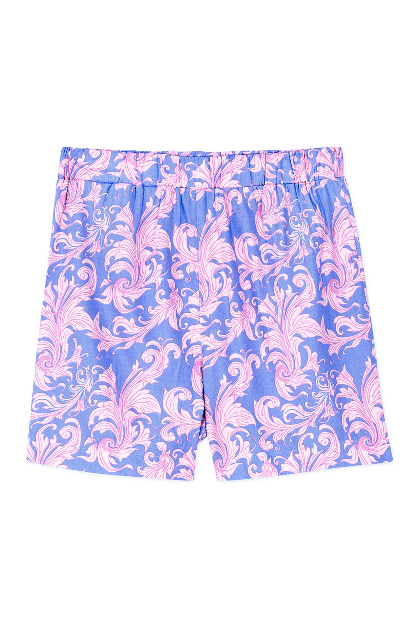 Printed Woven Shirt & Shorts Set