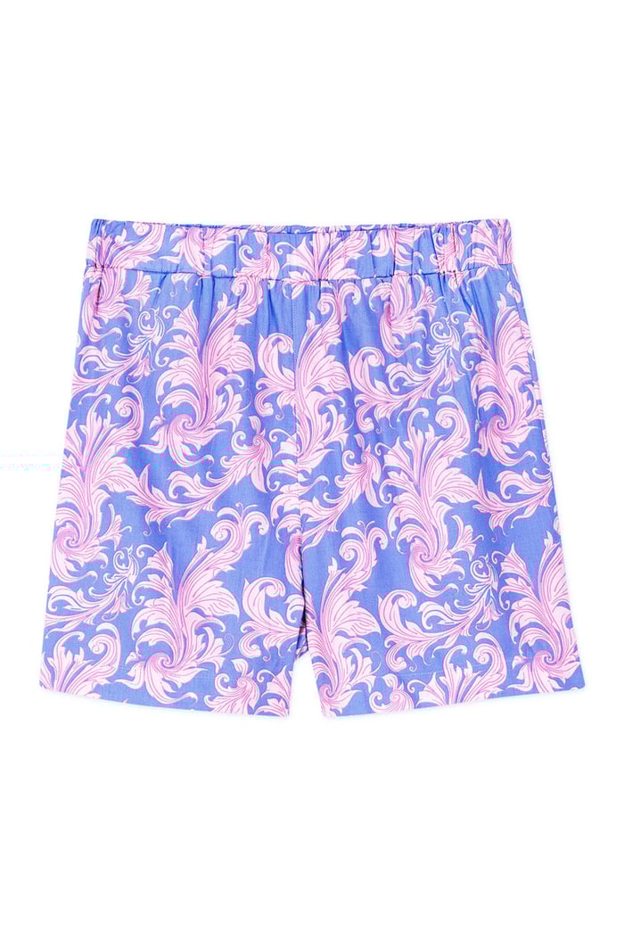 Printed Woven Shirt & Shorts Set