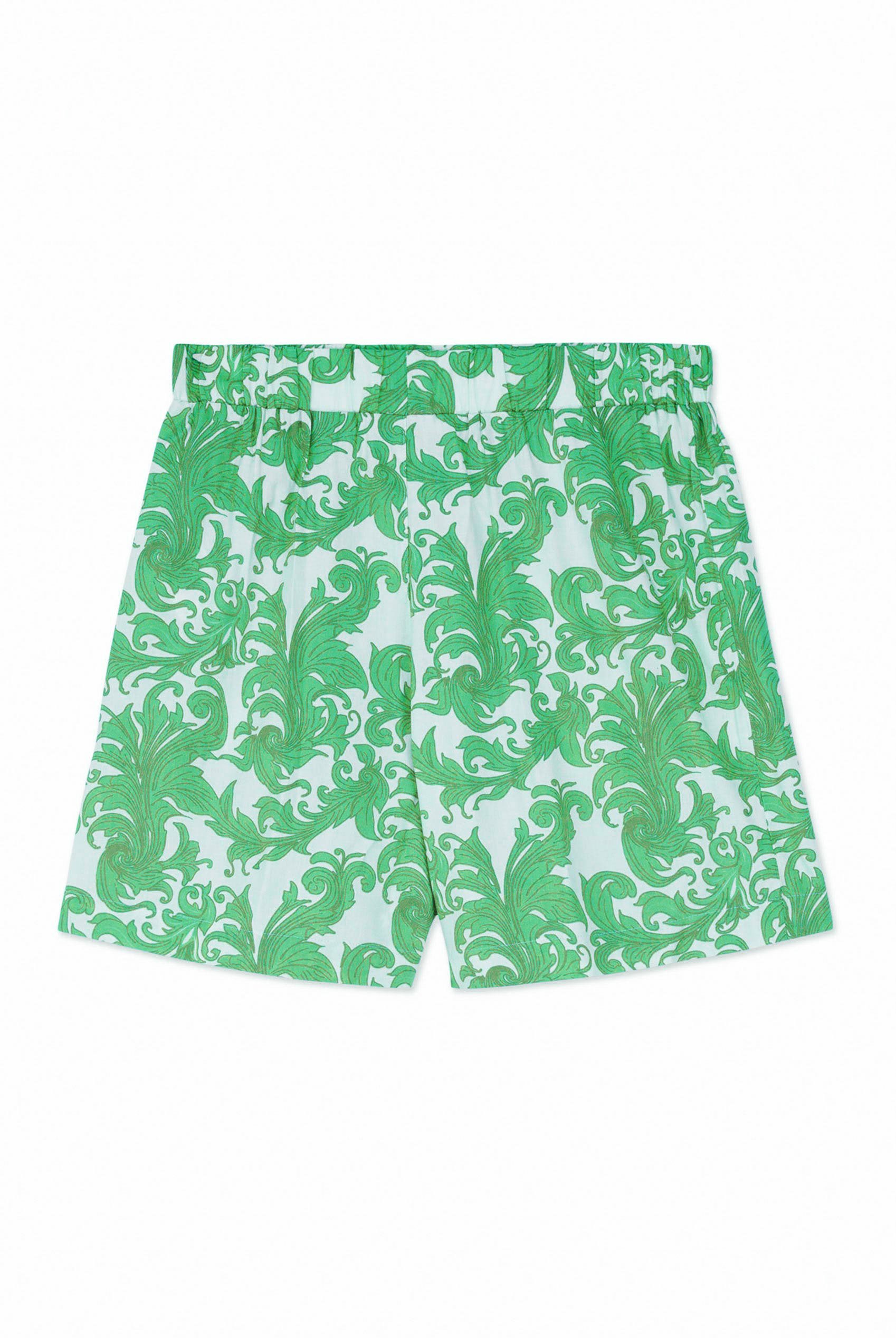 Printed Woven Shirt & Shorts Set