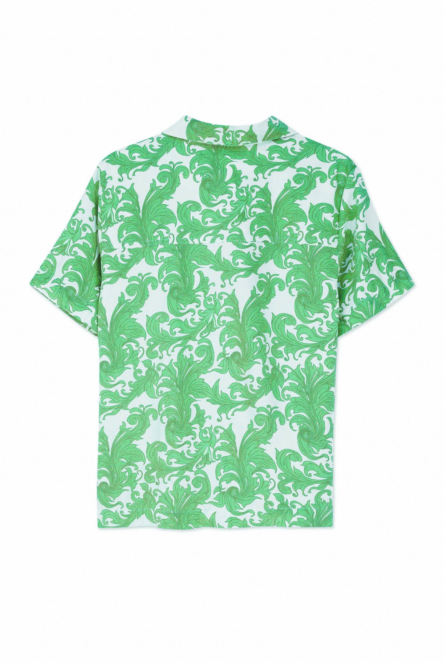 Printed Woven Shirt & Shorts Set
