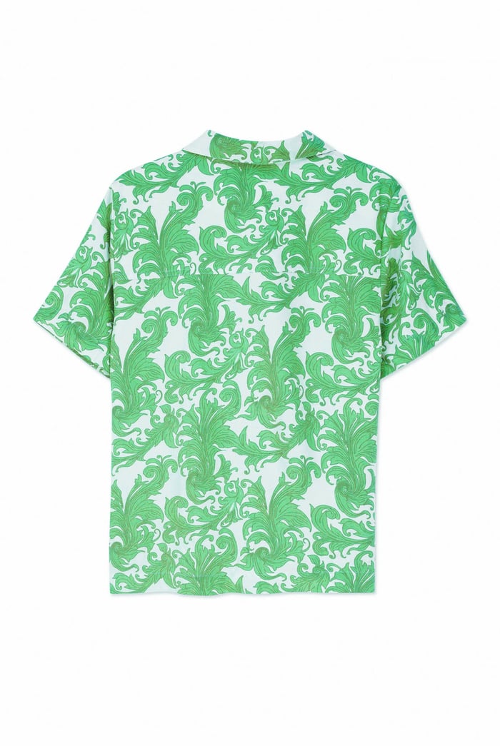 Printed Woven Shirt & Shorts Set