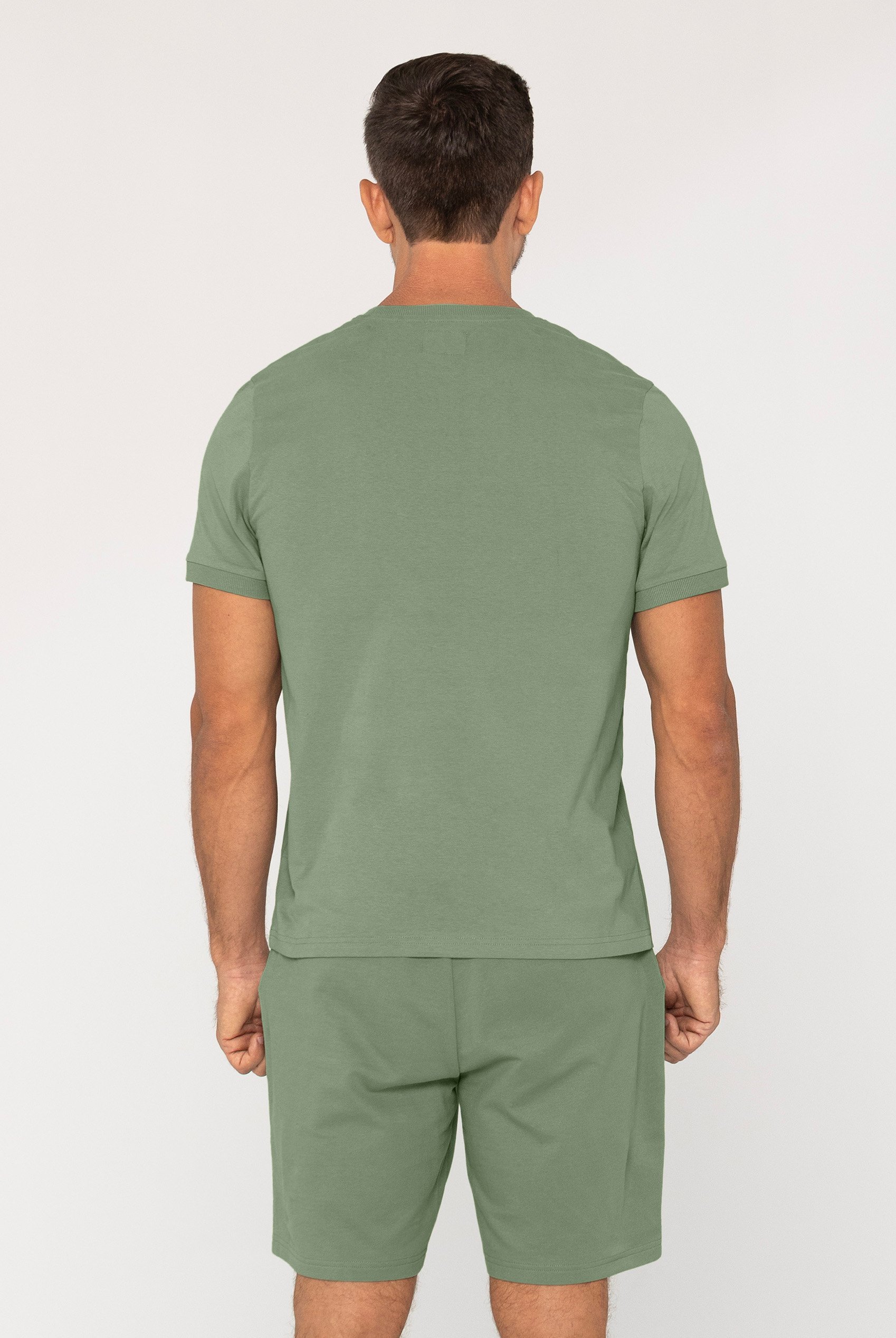 Loungewear Set With Short Sleeve Top And Shorts