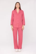Woven Viscose Blend Pyjama Set