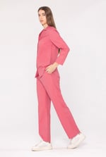 Woven Viscose Blend Pyjama Set