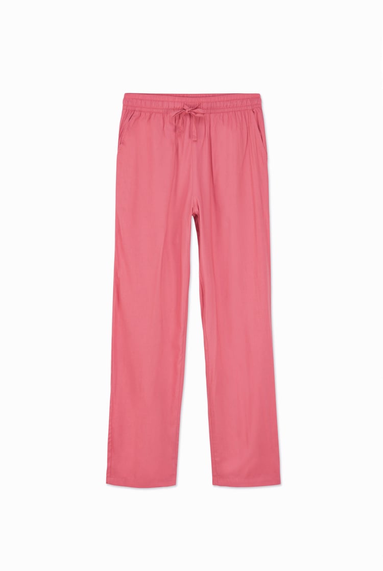 Woven Viscose Blend Pyjama Set