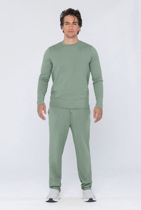 Mens Green Cosy Loungewear Set