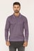 Half Zip Long Sleeve Polo Shirt