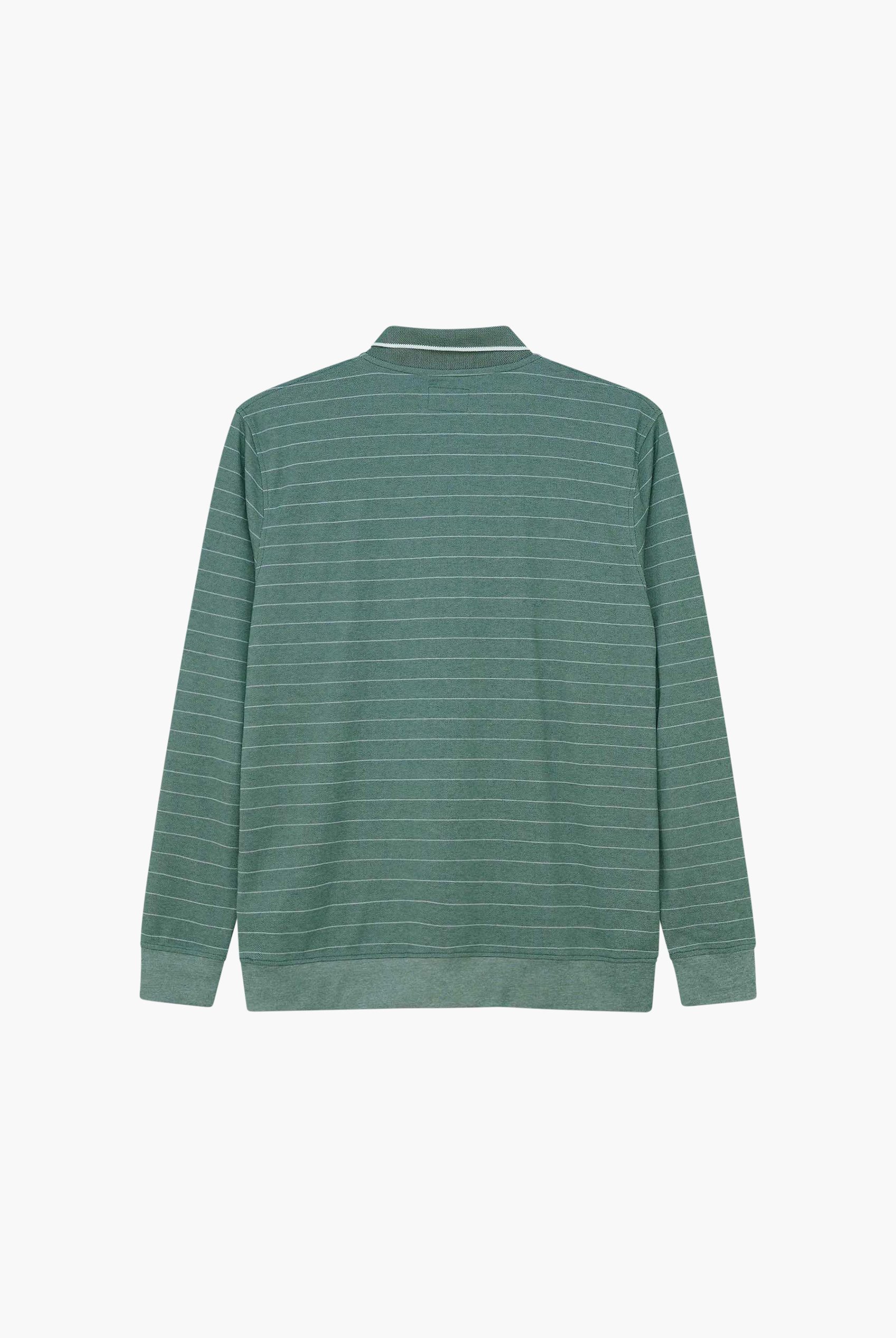 Half Zip Long Sleeve Polo Shirt