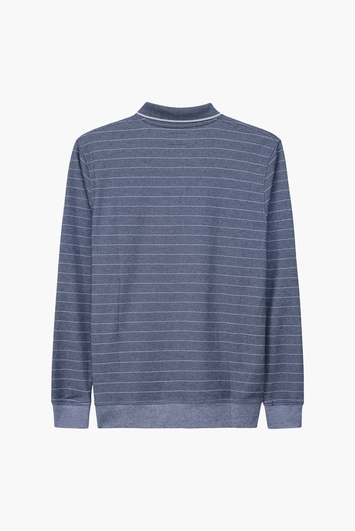 Half Zip Long Sleeve Polo Shirt