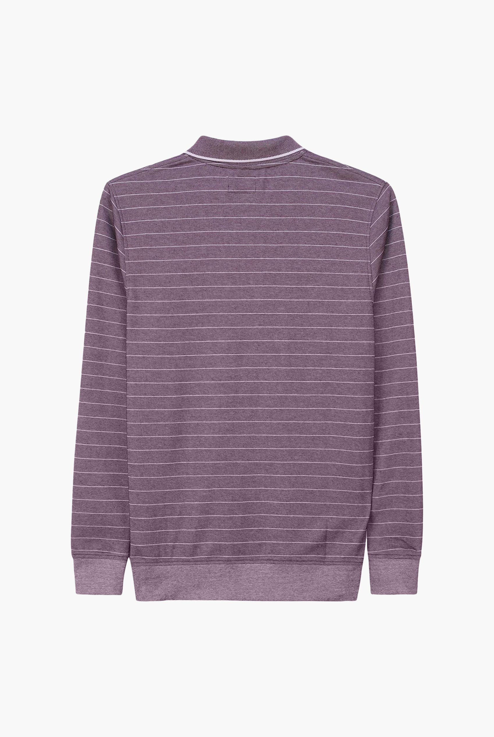 Half Zip Long Sleeve Polo Shirt