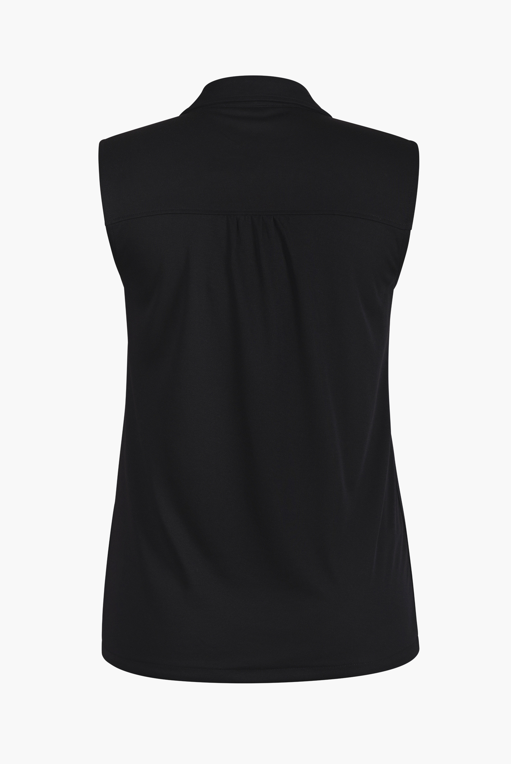 Sleeveless Printed Tie Hem Tops