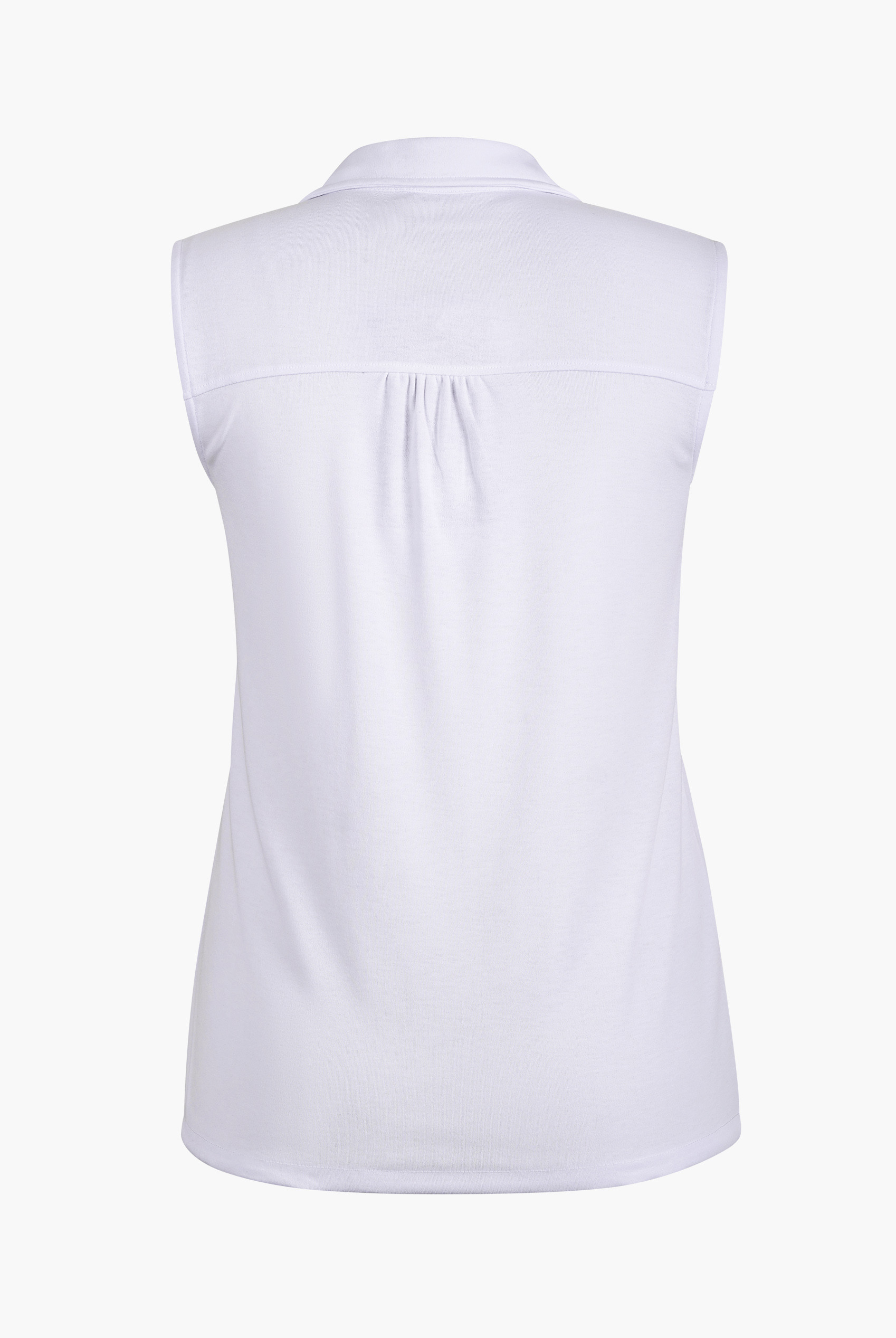 Sleeveless Printed Tie Hem Tops