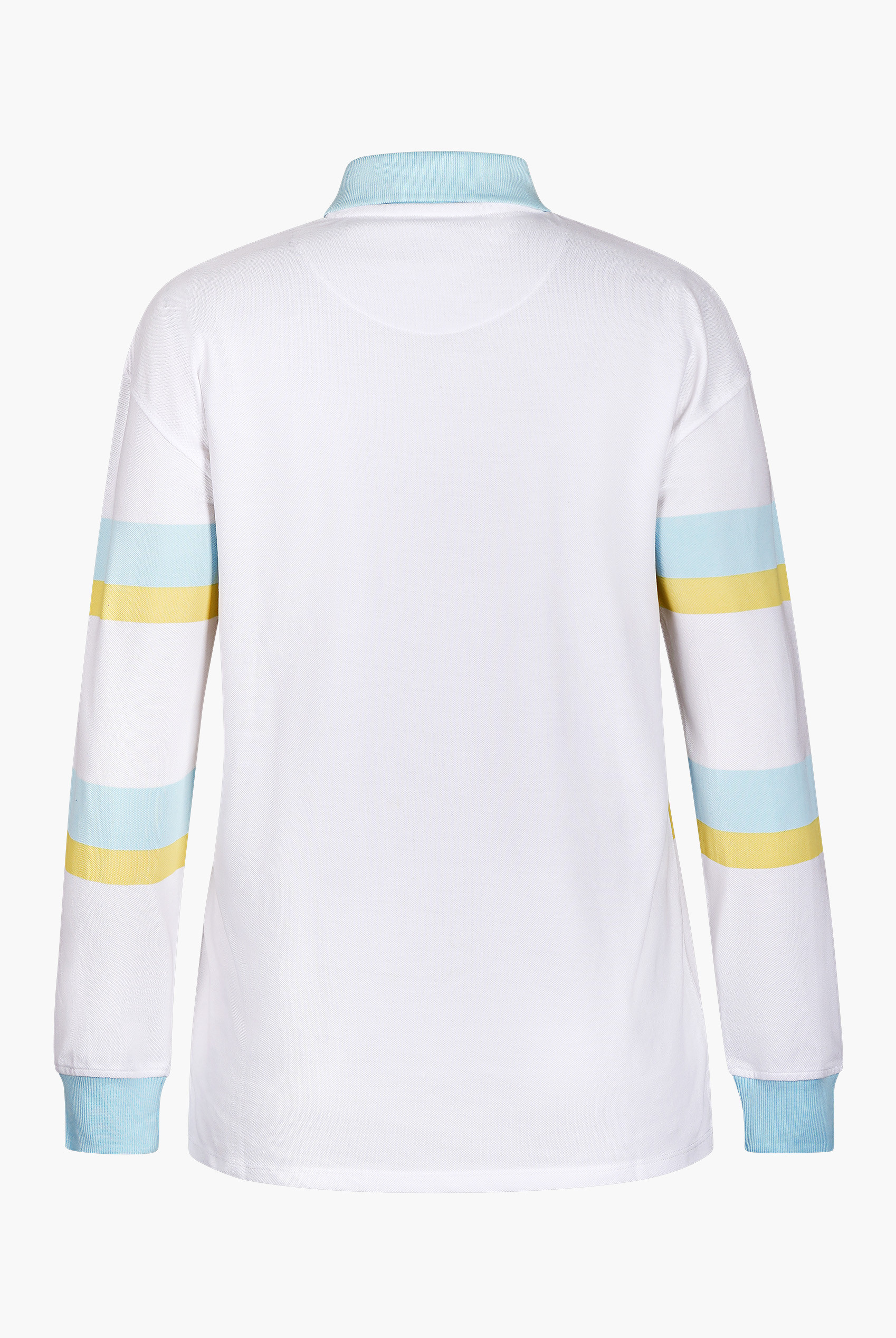 Women's Rugby Polo With Contrast Stripes