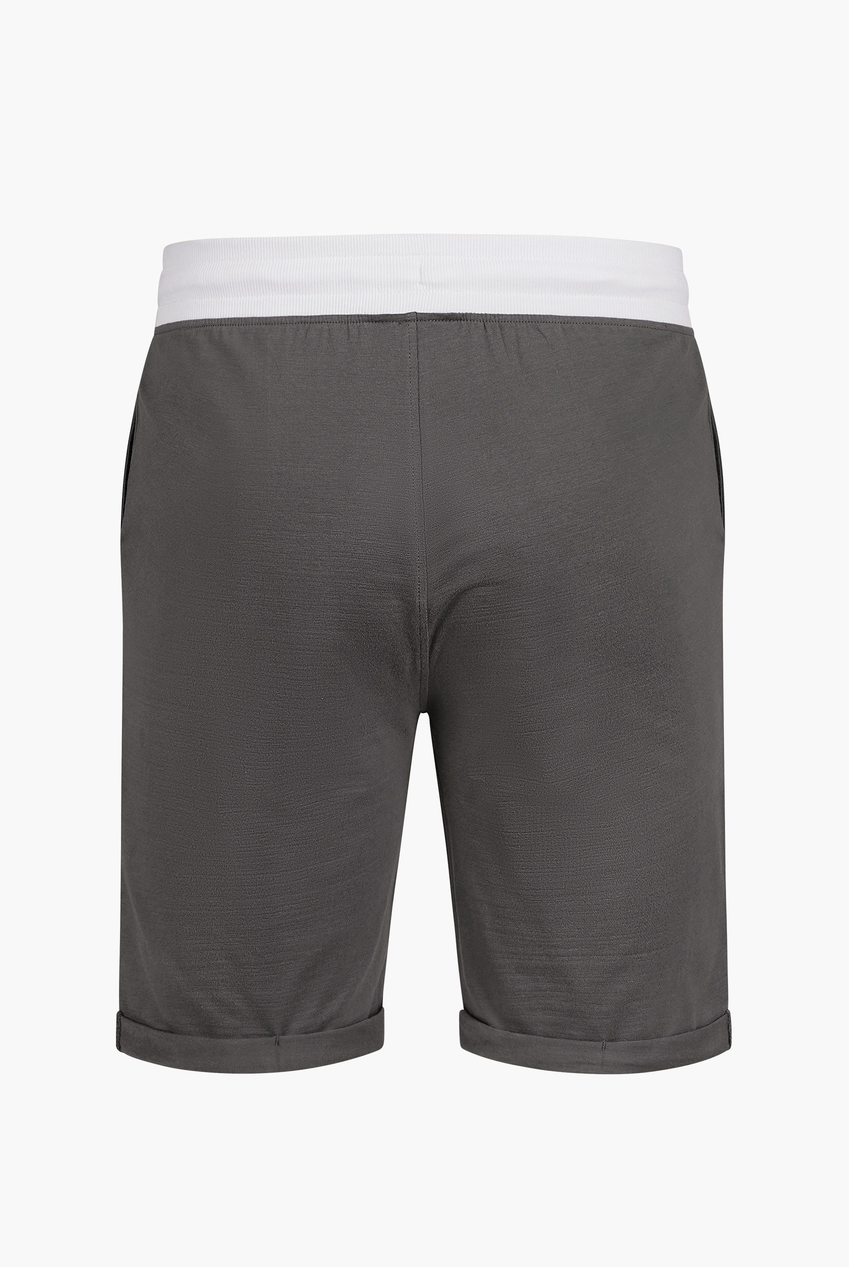 Contrast Waistband Regular Fit Shorts