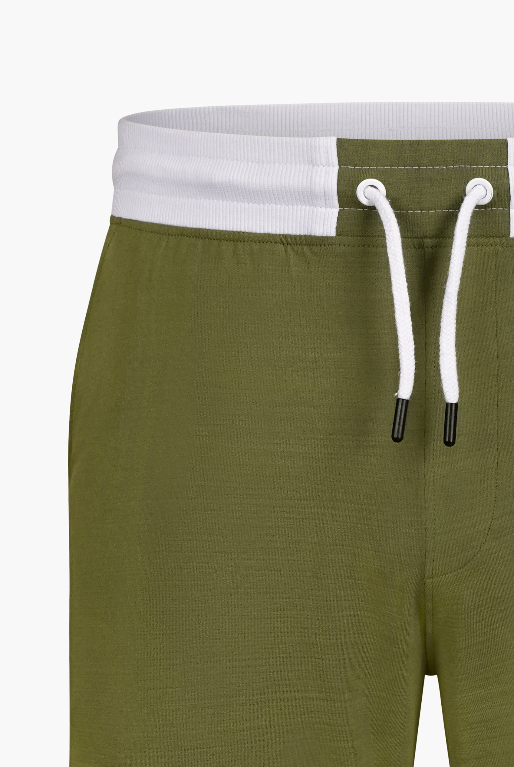 Contrast Waistband Regular Fit Shorts