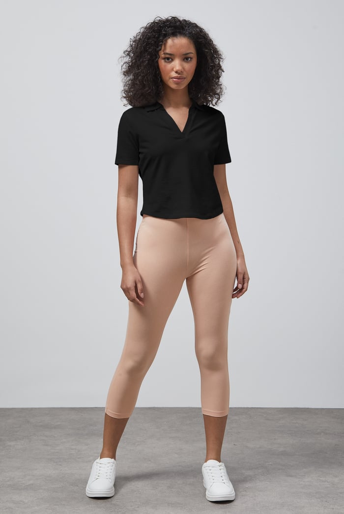 V-Neck Polo Shirt