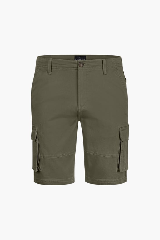 Men's Stretch Cotton Cargo Shorts