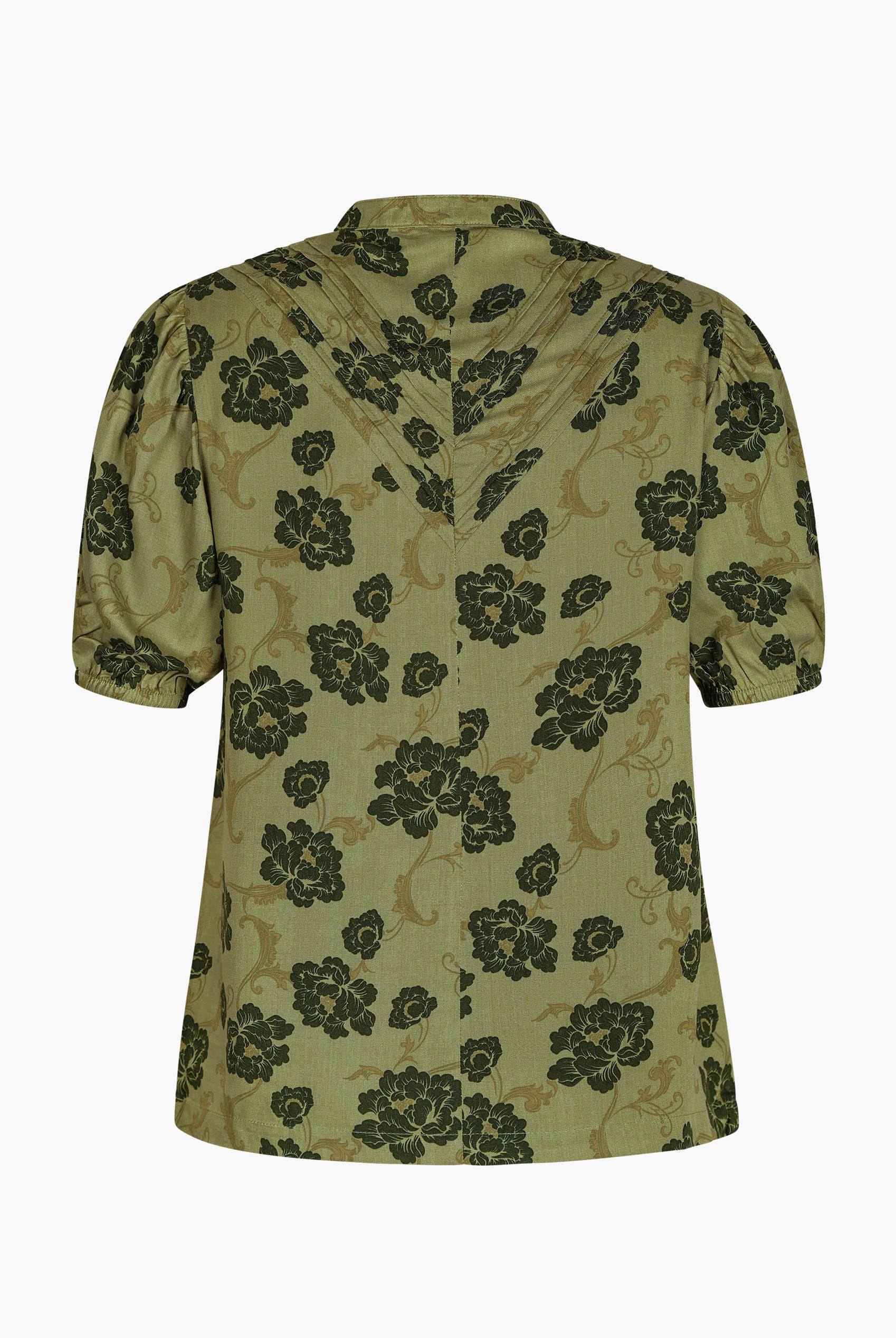Floral Print Short Sleeve Tops