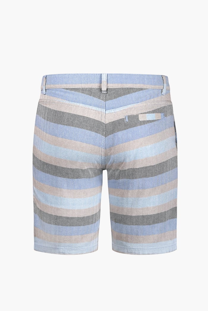 Men's Textured Striped Chino Short